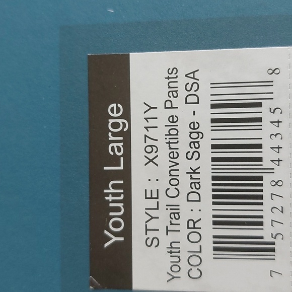 White Sierra Youth Trail Convertible Pant, Cargo pant, Hiking Pant, Large - Picture 10 of 15